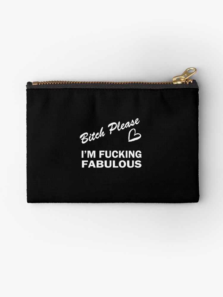 Fuckity Fuck Fuck Canvas Zip Pouch