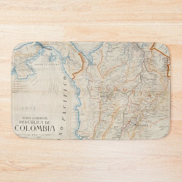 Item preview, Vintage Map of Colombia (1919) designed and sold by BravuraMedia.