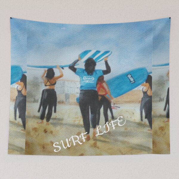 Item preview, Surf life a day at the beach designed and sold by 13thstreet.