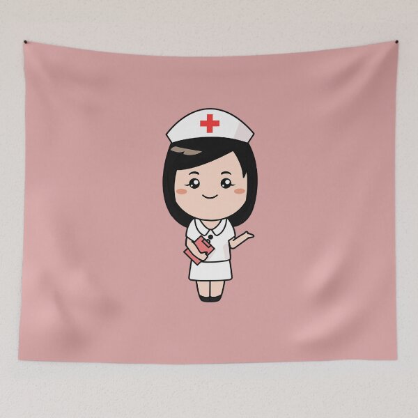 Item preview, Cartoon Nurse designed and sold by popsANDmeme.