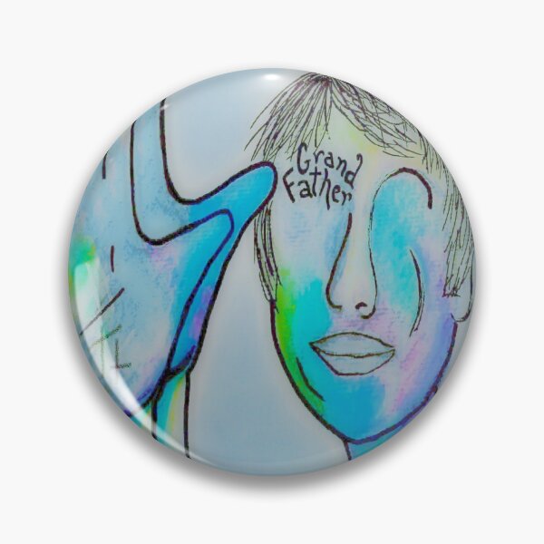 Item preview, ASL Grandfather in Blue Overtones designed and sold by EloiseArt.