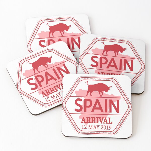 Item preview, Spain Passport Arrival Stamp designed and sold by avionbubble.