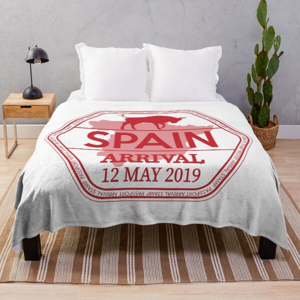 Item preview, Spain Passport Arrival Stamp designed and sold by avionbubble.