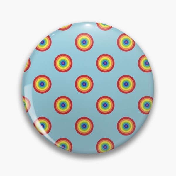 Item preview, Rainbow Colorful Circle Pattern designed and sold by JustCreativity.
