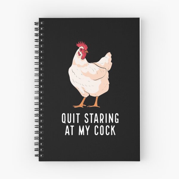 Item preview, Funny Chicken Rooster: Quit Staring At My Cock designed and sold by friendlyspoon.