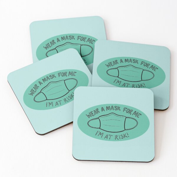 Item preview, Wear a Mask for Me I'm at Risk! designed and sold by Mackenzie Todd.
