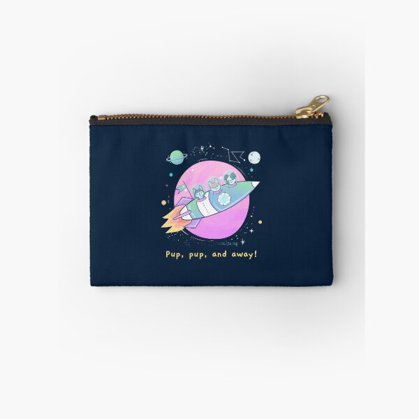 Item preview, Pup, pup, and away! Print designed and sold by GoldenStef.