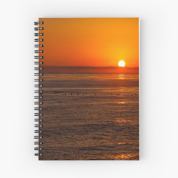 Item preview, Surfer Lineup en La Jolla Beach California al atardecer designed and sold by aprilfrosbury.