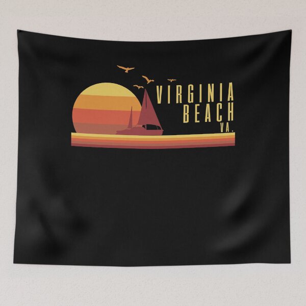 Aperçu de l'œuvre Virginia Boating Summer Retro créée et vendue par 4tomic.