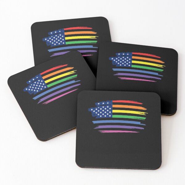 Item preview, Happy Independence Day Usa - American Gay Flag designed and sold by Smart Side.