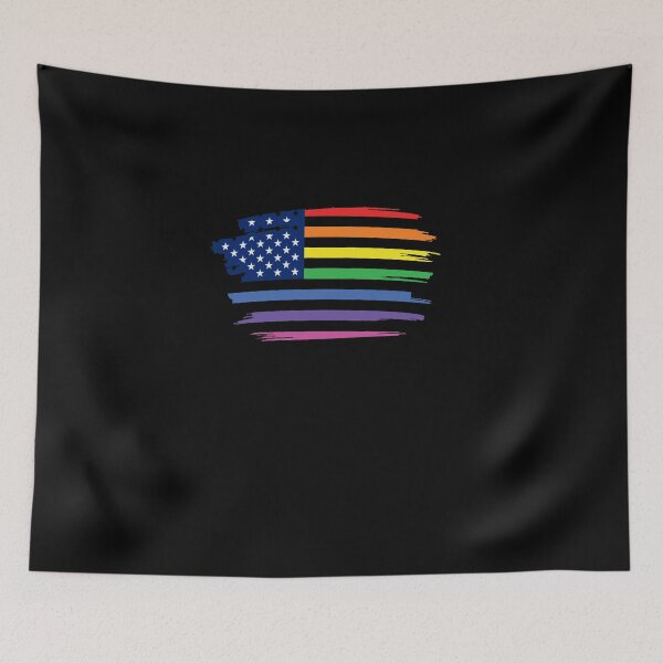 Item preview, Happy Independence Day Usa - American Gay Flag designed and sold by Smart Side.