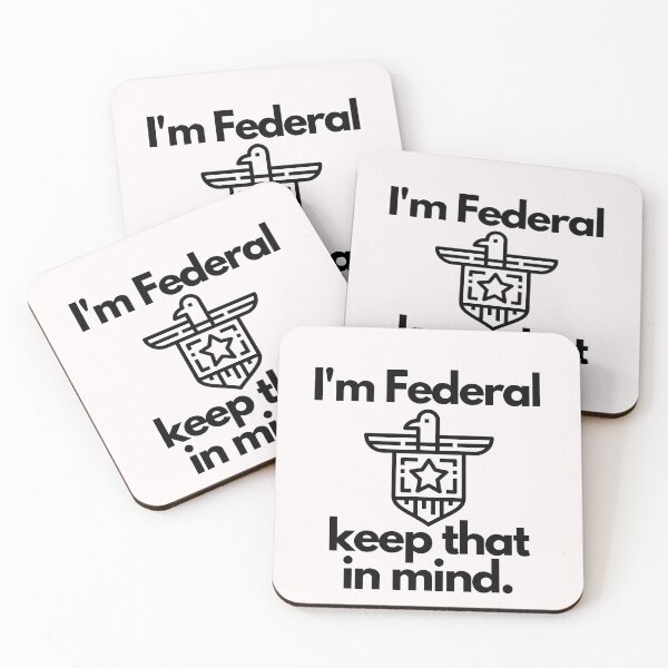 Item preview, FBA quote Federal Police designed and sold by OneTimeEngineer.