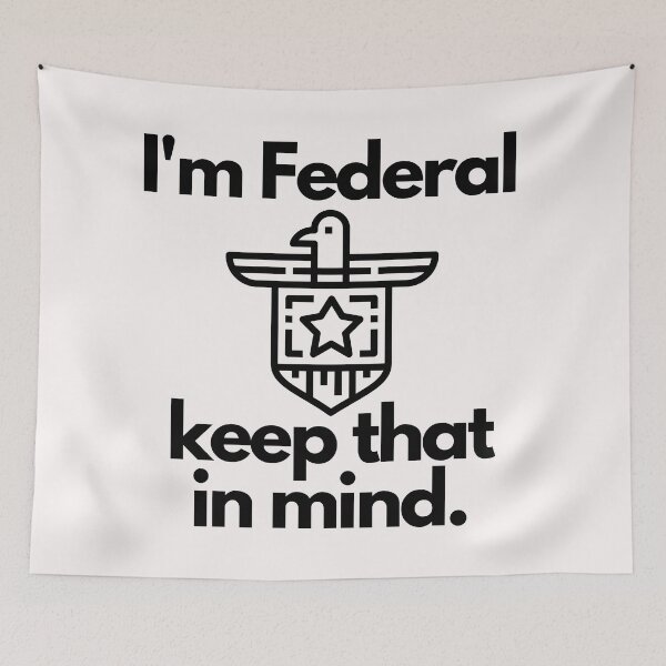 Item preview, FBA quote Federal Police designed and sold by OneTimeEngineer.