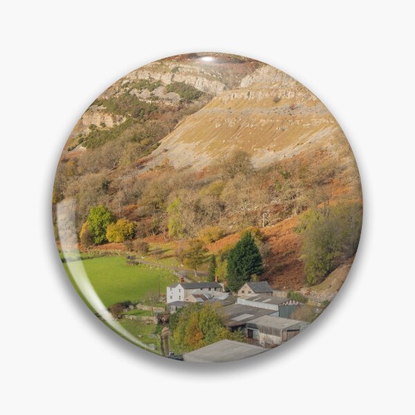 Item preview, Farm and Eglwyseg Rocks from Castell Dinas Bran designed and sold by bitm2007.