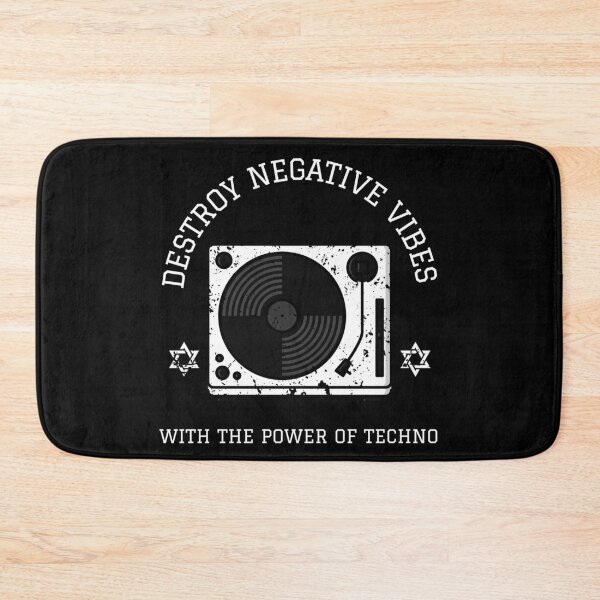 Item preview, Destroy Negative Vibes With The Power Of Techno designed and sold by Express YRSLF.