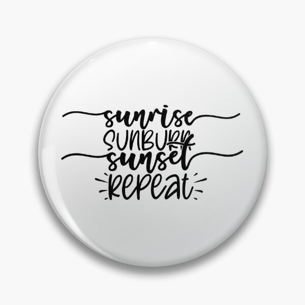 Item preview, Sunrise sunburn sunset repeat designed and sold by purpleblobart.
