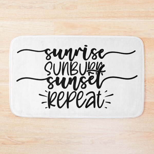 Item preview, Sunrise sunburn sunset repeat designed and sold by purpleblobart.