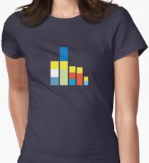 Simpsons on the Block Women's Fitted T-Shirt