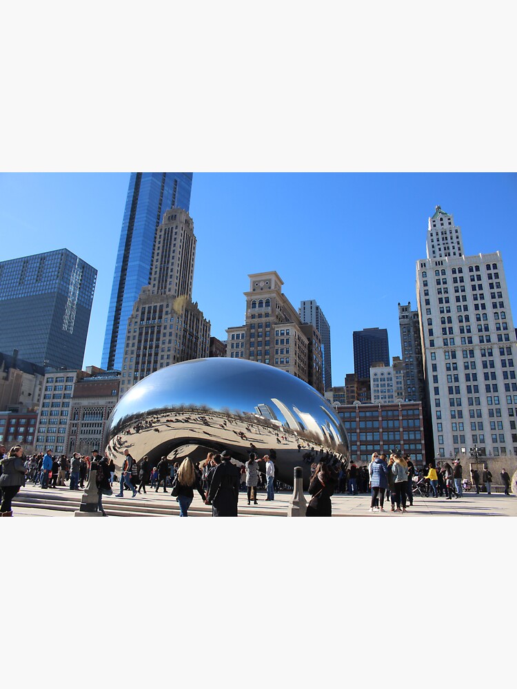 "Chicago Bean" Sticker by shereen96 Redbubble