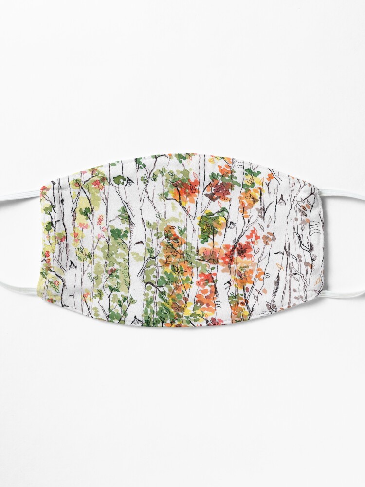 Alternate view of Birch Forest, Four Seasons Mask