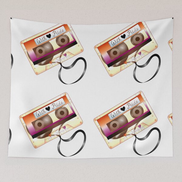 Item preview, Lesbian Pride Cassette Tape designed and sold by MetallicWings15.