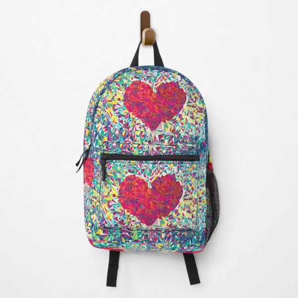 Item preview, heart colorful low poly art designed and sold by NamG7.