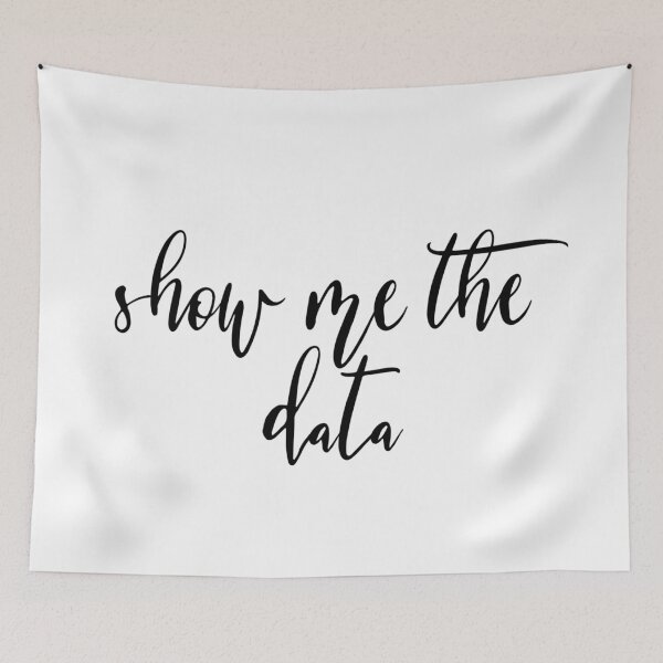 Item preview, Show Me the Data designed and sold by EvyStickersx.