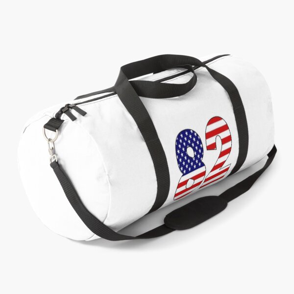 Item preview, Number 82 with USA flag on the background designed and sold by AllShirts21.