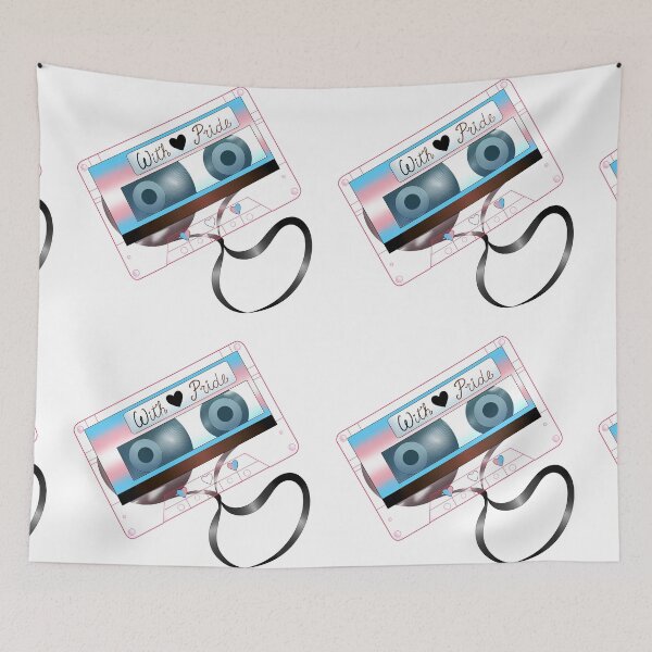 Item preview, Trans Pride Cassette Tape designed and sold by MetallicWings15.