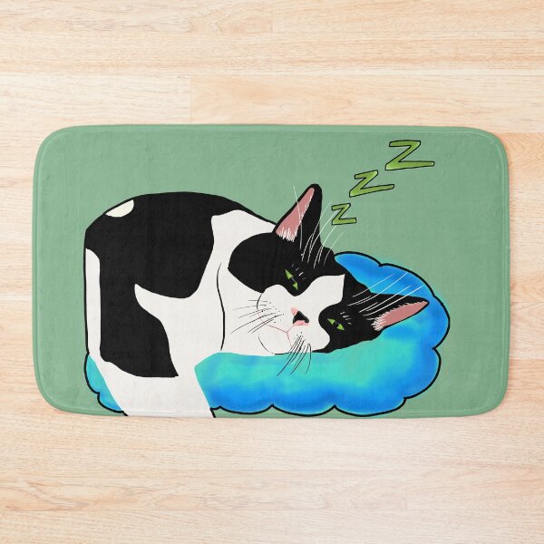 Item preview, Cat sleeping on a cloud designed and sold by angelinarm.