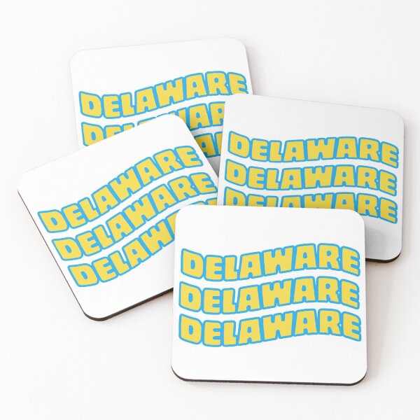 Artikelvorschau, Wellenförmiger Schriftzug von Delaware entworfen und verkauft von Lexi Ostrager.