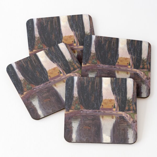Item preview, Fujishima Takeji - Cypresses designed and sold by Impressionist Masters.