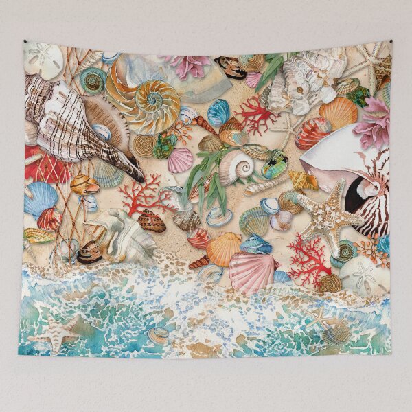 Item preview, Shells on the Shore designed and sold by Lynnea Washburn.