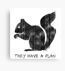 Squirrels: They Have A Plan Canvas Print