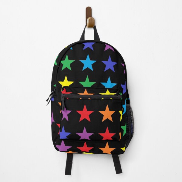 Item preview, Rainbow Stars Black designed and sold by lornakay.