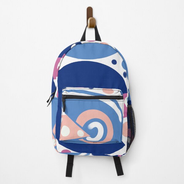 Item preview, Blue cheese abstract geometric retro pattern  designed and sold by OakendOriginals.