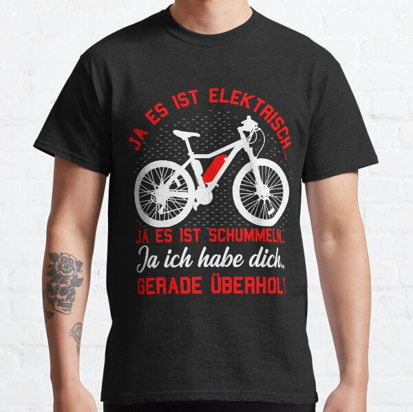 Electric bike slogan E-Bike Mountainbike E-MTB Classic T-Shirt