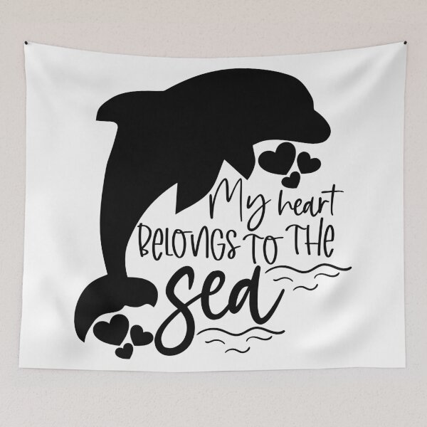 Item preview, My heart belongs to the sea designed and sold by purpleblobart.