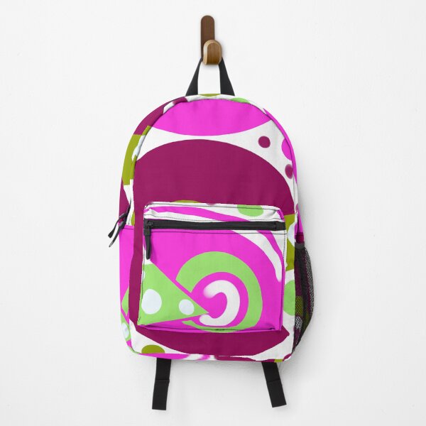Item preview, Pink  cheese abstract geometric retro pattern  designed and sold by OakendOriginals.
