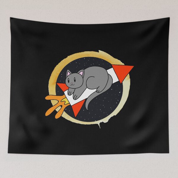 Item preview, Rocket Cat in Space designed and sold by palaco210.
