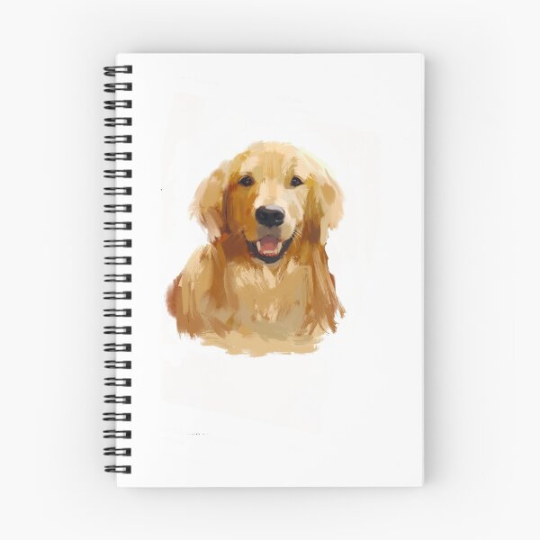 Item preview, Golden Retriever dog painting print  designed and sold by ZombieFiend.