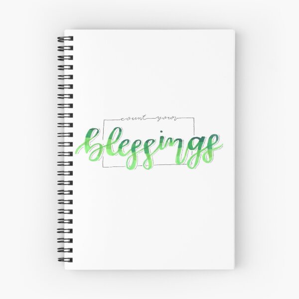 Item preview, Count Your Blessings Quote designed and sold by faithful-ink.