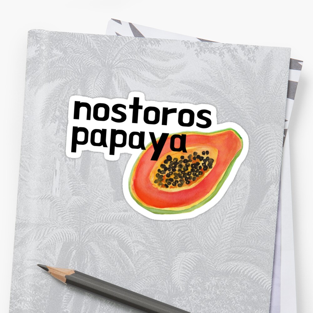 nosotros papaya shirt