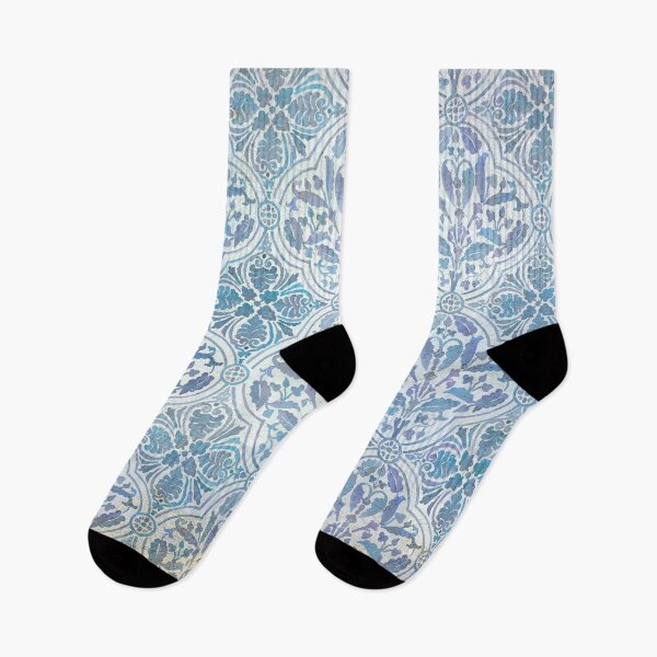 Item preview, Blue Damask Hand Painted designed and sold by Lynnea Washburn.
