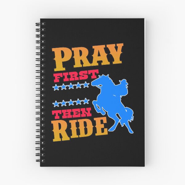 Item preview, Pray First then Ride. Christian Cowboy. designed and sold by Gold Wings Tees.