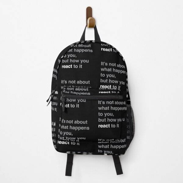 Item preview, Inspirational quote, how you react in life designed and sold by claudia-67.
