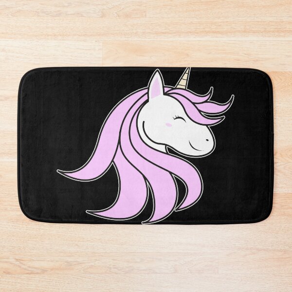Item preview, Cute pink unicorn head designed and sold by Imutobi.