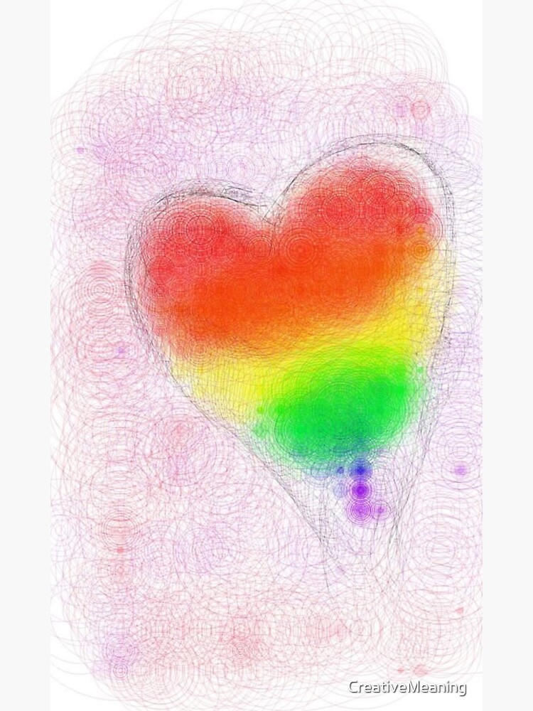 "Heart full of Pride " Sticker for Sale by CreativeMeaning Redbubble