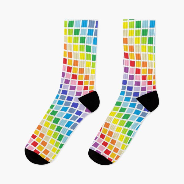 Item preview, Broader Spectrum Rainbow Squares designed and sold by lornakay.