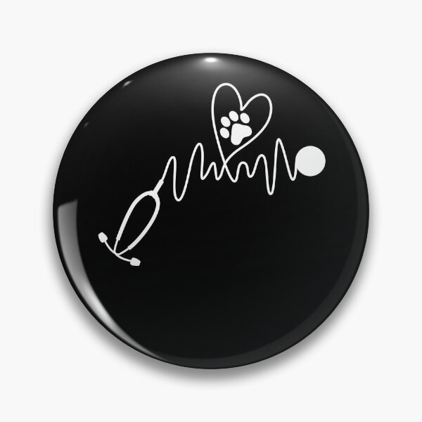 Item preview, Cat Paw Lover Nurse Stethoscope Heart Cute Gift  designed and sold by Akmloza.